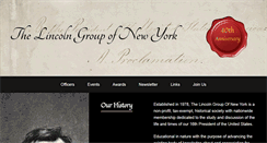 Desktop Screenshot of lincolngroupny.org