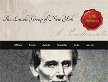 Tablet Screenshot of lincolngroupny.org